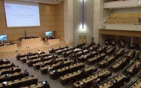 當地時間14日，聯合國人權理事會第四十五屆會議開幕。（圖源：互聯網）