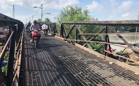 位於芽皮縣黎文良街的隆景橋已經老舊不堪，難以確保交通安全。