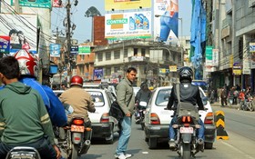 尼泊爾首都加德滿都街道圖片。（圖源：W.B）