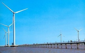 圖為滀臻省三號風力發電廠項目。（圖源：互聯網）