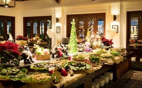 The Anam度假區的聖誕與新年盛宴。
