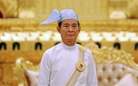 緬甸總統吳溫敏。（圖源：AFP）