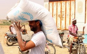 也門急需糧食援助。（圖源：AFP）