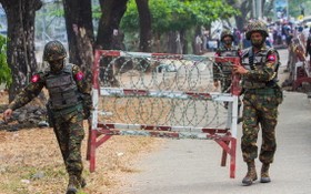 緬甸國家管理委員會已決定在仰光更多地區實施軍事管制。（圖源：路透社）