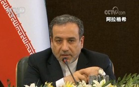 伊朗外交部副部長、首席核談代表阿拉格希。（圖源：CCTV視頻截圖）