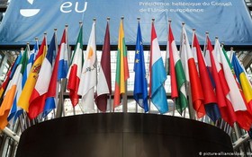 圖為歐盟成員國旗幟。（圖源：Getty Images）
