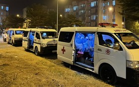 西貢Medic診所的救護車用於運送新冠肺炎確診病例。
