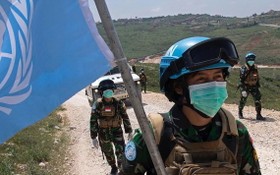 聯黎部隊及其維和部隊一直在黎巴嫩南部沿藍線執行日常維和任務。（圖源：聯合國）