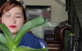 Đ.T.K.Th在臉譜社交網上以現場直播向網民推銷蘭花盆栽。（圖源：FB截圖） 