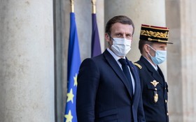 法國總統馬克龍。（圖源：新華社）