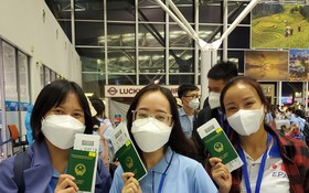 經過幾個月因疫情而“凍結”，第一批越南勞工已赴日本工作。