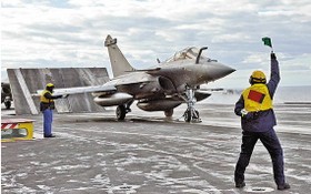 “陣風”戰機。（圖：AFP）