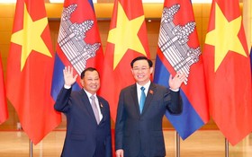 國會主席接見柬埔寨參議院議長