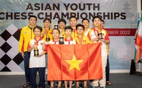 越南國際象棋隊。（圖：互聯網）