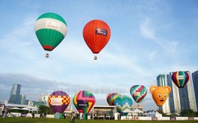 第二次本市熱氣球盛會從本月8至11日結束，將有20個大小熱氣球從上午6至9時為觀眾表演，民眾可以免費參觀或體驗乘坐熱氣球。（市黨部新聞網）