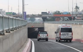 安霜交通樞紐地下通道的N2分支通道已正式通車。