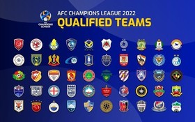 參加2022賽季亞足聯冠軍聯賽小組賽球隊