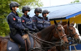 馬來西亞騎警部隊。圖源：互聯網