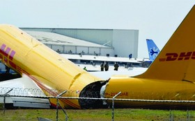 一架波音貨機在哥斯達黎加機場墜毀