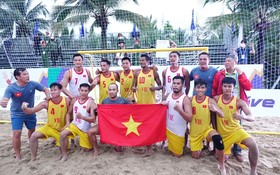 越南男子沙灘手球隊奪得金牌。