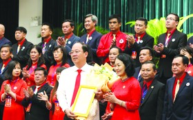 市委副書記阮胡海榮任榮譽主席職位。