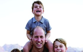 威廉王子與３子女發佈溫馨合照