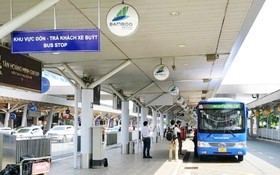 交通運輸廳調整了從新山一機場前往各地的兩條巴士線。 乘客已可在國內航站樓搭乘巴士。