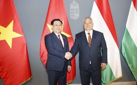 國會主席王廷惠會見匈牙利總理歐爾班。