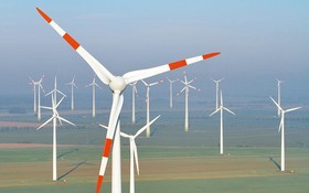 德國去年46％的電力來自再生能源，但該國近年反對陸上風電的民眾卻增加。（美聯社）