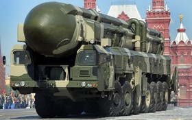 俄方稱，美方剝奪俄方在美國領土進行核查的權利。圖為俄羅斯白楊-M彈道導彈。