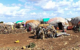 索馬里拜多阿的流離失所者營地。新華社記者李穎攝聯合國圖片/Fardosa Hussein
