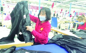 紡織品成衣是越南主要出口產品之一。