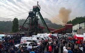 土耳其北部一座煤礦昨天發生甲烷爆炸，截至目前已釀28死。（圖：AFP）