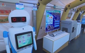 朝鮮智能防疫機器人亮相