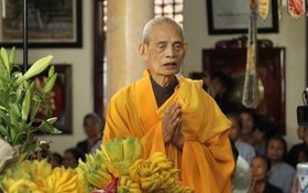 越南佛教協會法主、證明理事會法主釋普慧長老。