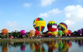 會安市首次舉辦熱氣球節