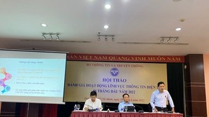 The meeting held by the Authority of Broadcasting and Electronic Information (photo: Dangcongsan.vn)
