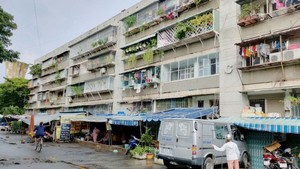 ​An old apartment building in HCM