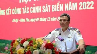 Đại tá Lê Đình Cường phát biểu chỉ đạo hội nghị