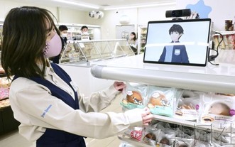 日本首家採用虛擬分身接待顧客便利店開張