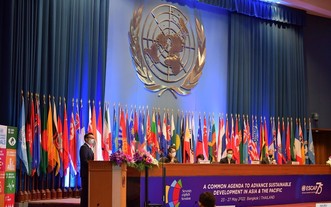 政府副總理武德膽出席ESCAP第七十八屆年會並發表講話。