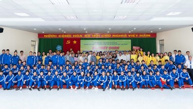 Đoàn thể thao An Giang quyết giành thứ hạng tốt nhất ở kỳ Đại hội thể thao năm nay. Ảnh: VHTTAG