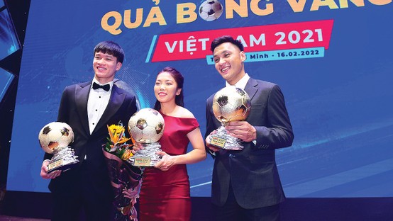 Gala trao giải Quả bóng vàng Việt Nam năm 2021: Đêm của những người chiến thắng
