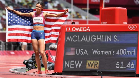 Sydney McLaughlin đoạt HCV và phá kỷ lục thế giới cự ly 400m rào nữ.