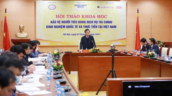 Phó Thống đốc NHNN Nguyễn Kim Anh phát biểu tại Hội thảo