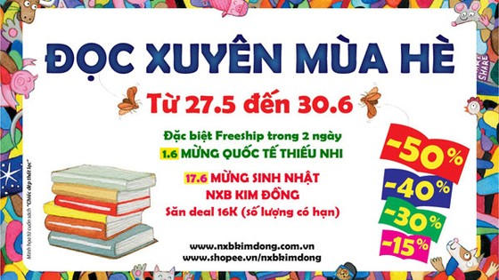 Lập tủ sách hè cho con