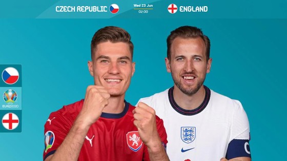 Patrik Schick và Harry Kane