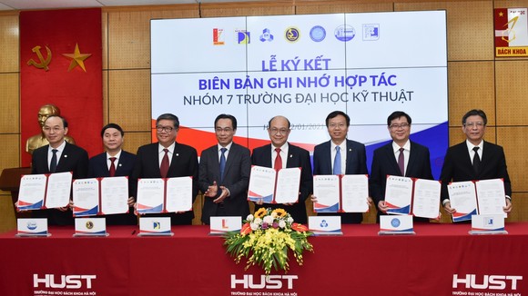 Lễ ký kết biên bản ghi nhớ hợp tác nhóm 7 trường đại học kỹ thuật
