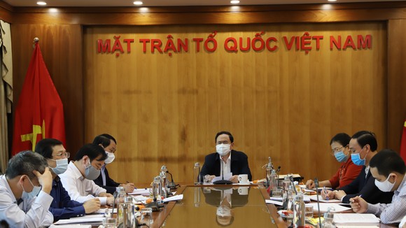 MTTQ họp bàn về triển khai nội dung kiểm tra, giám sát bầu cử