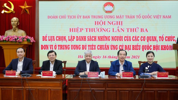 Hội nghị hiệp thương lần 3. Ảnh: VIẾT CHUNG